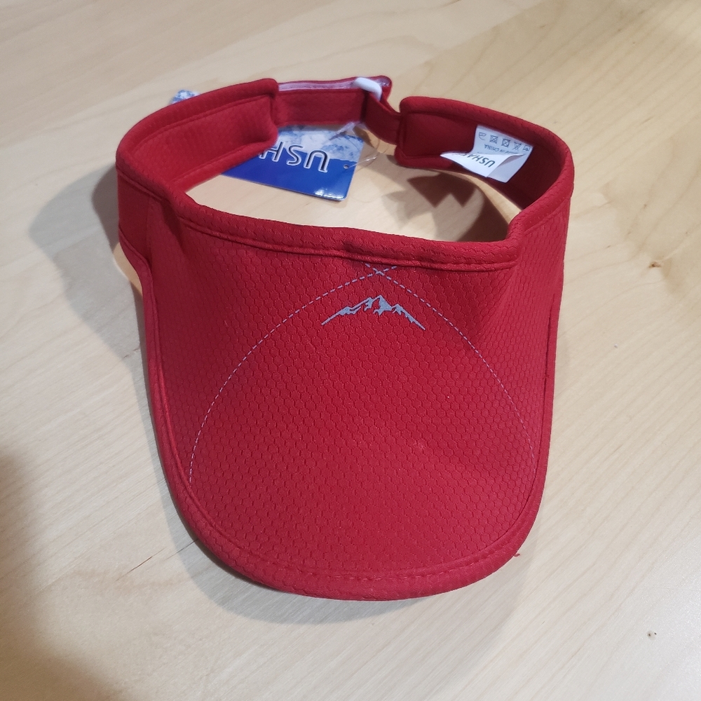 NWT USHAKE Red Visor